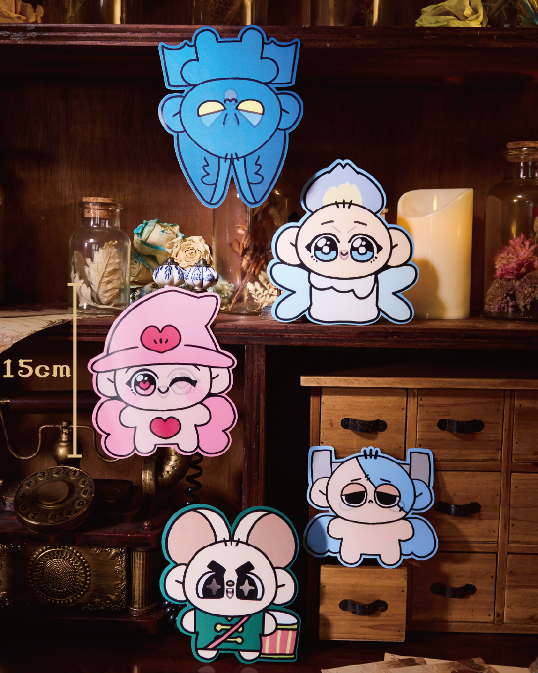 魔法仙子光柵明信片