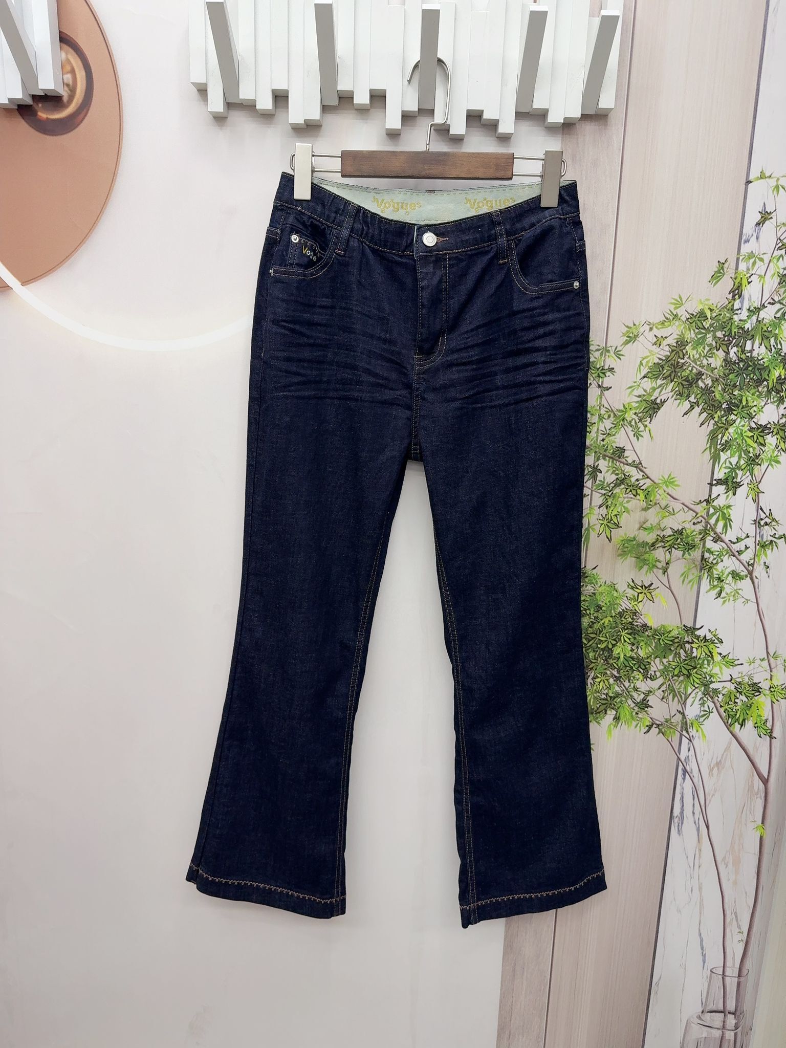 Mar 微微喇叭牛仔褲