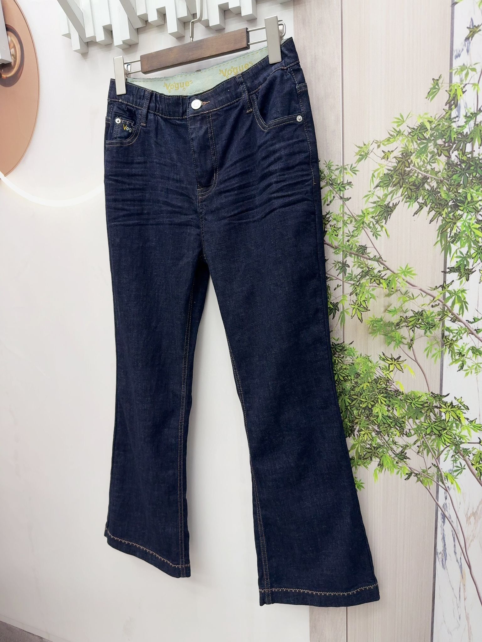 Mar 微微喇叭牛仔褲