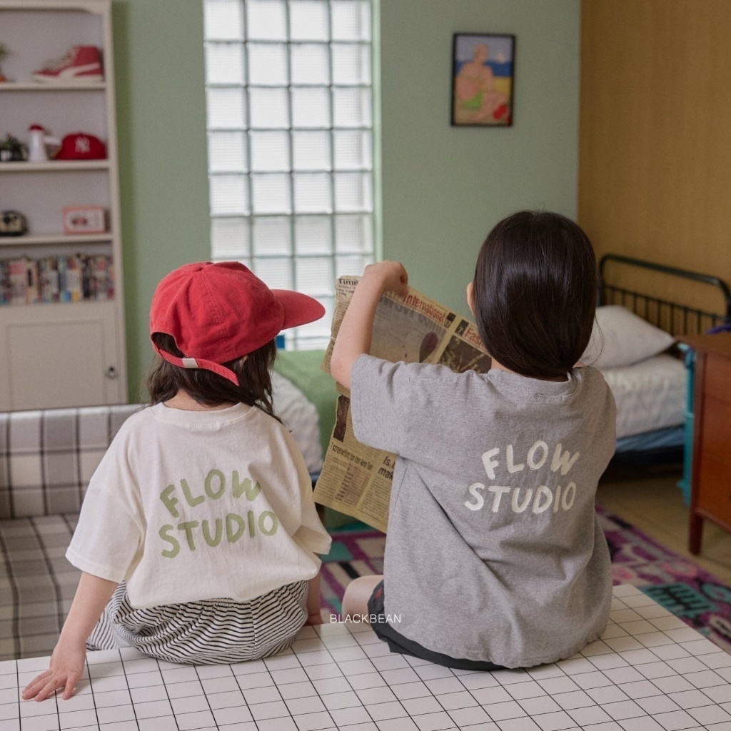 韓國🇰🇷BLACKBEAN FLOW STUDIO印字T恤(S-XL)