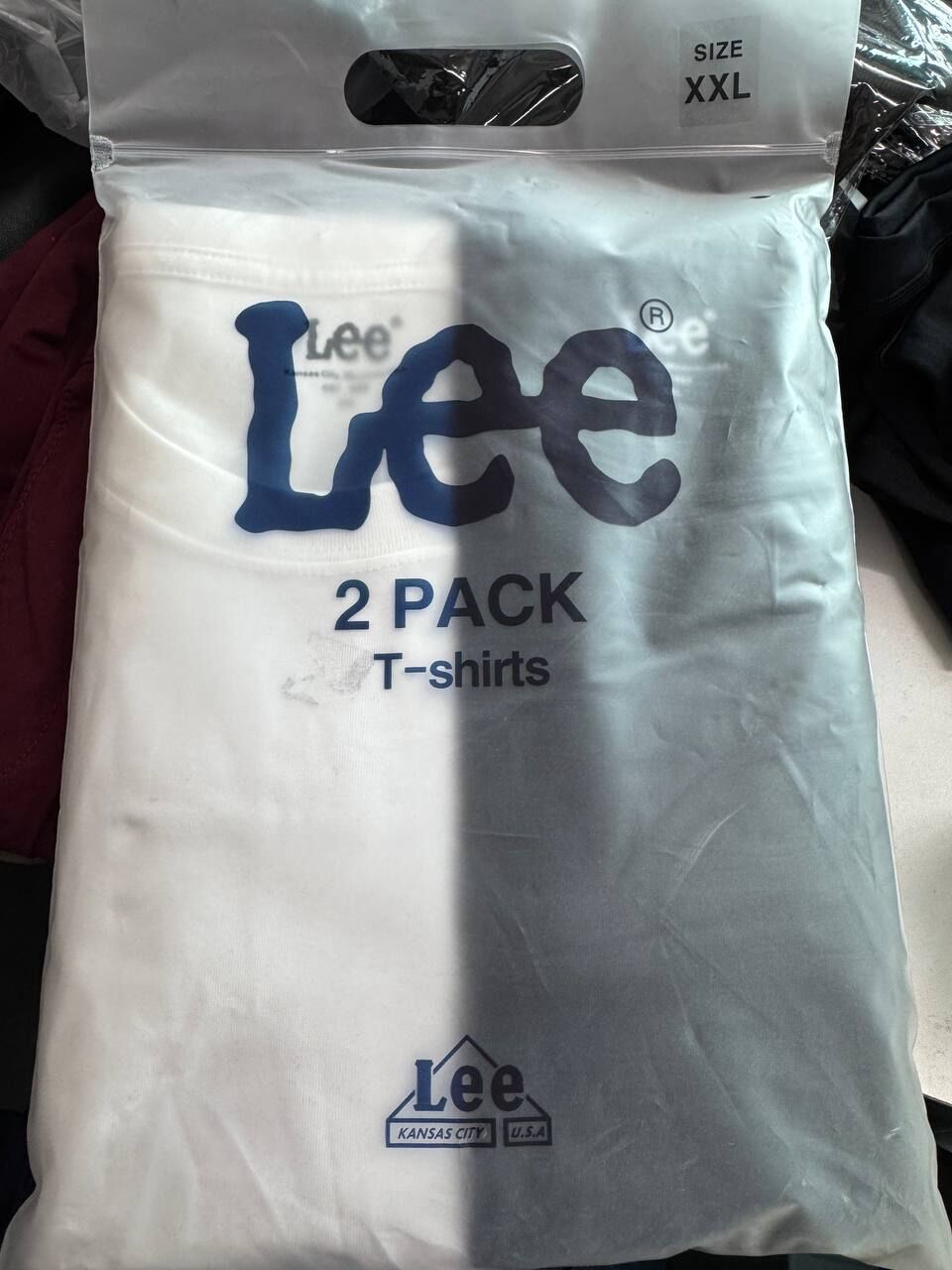 [S] LEE WHITE/GRAY CASUAL SHORT-SLEEVE T-SHIRT TWO PIECE SET, SZZ1128 (SZZ1128)