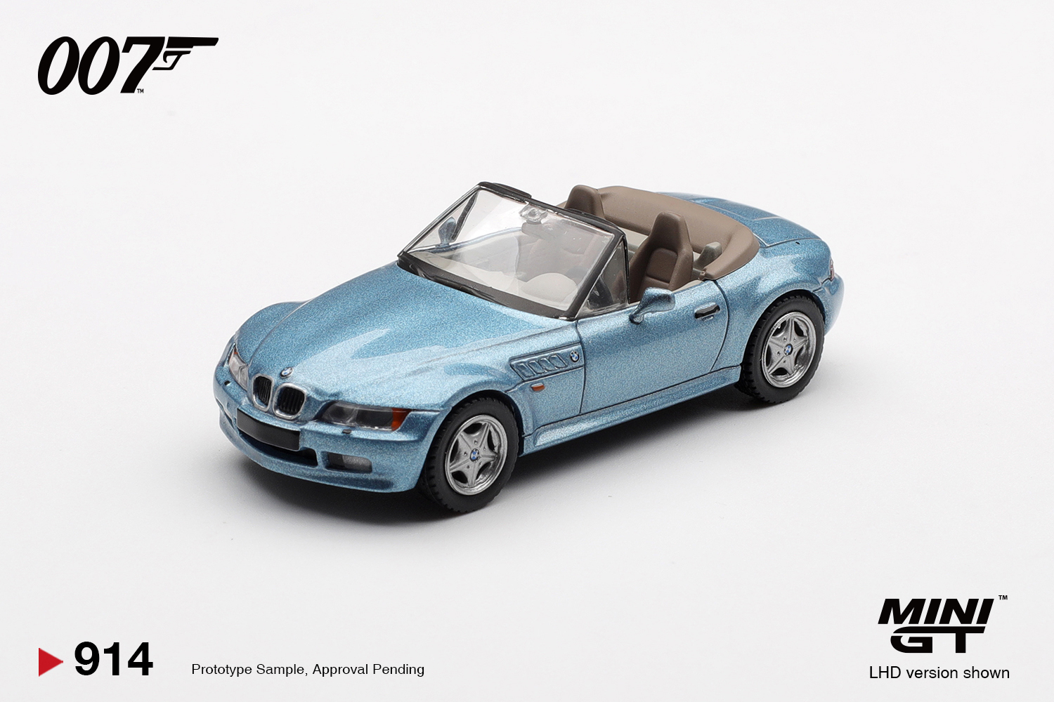 [預訂] Mini GT  BMW Z3 《金眼睛》 / English Blister Packaging