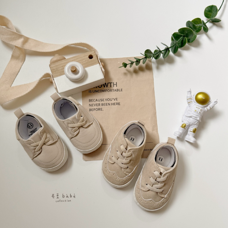 純色休閒學步鞋