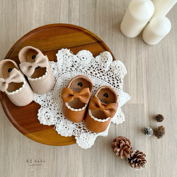 寶寶蝴蝶結娃娃鞋