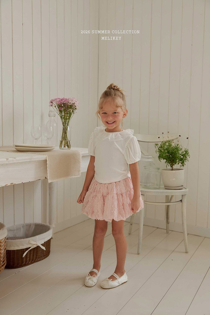 正韓夏MELIKEY 兩色花瓣花苞裙