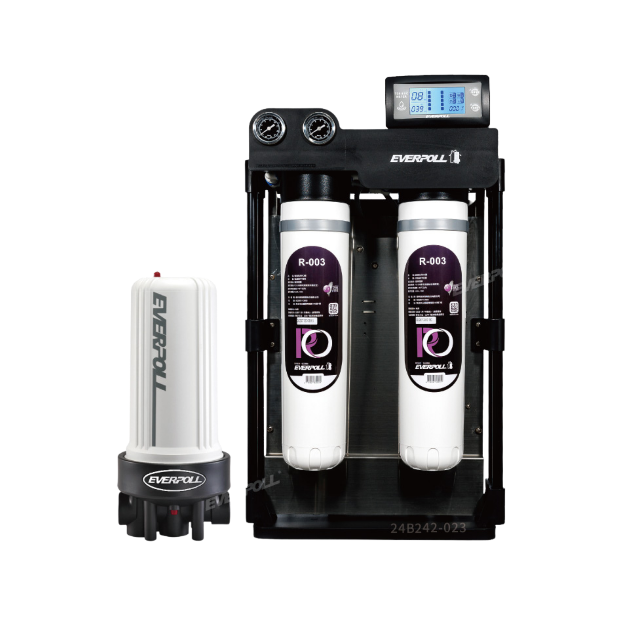 【EVERPOLL 愛科】RO-1500S＋AHP-150 商用可調 TDS 淨水解決方案