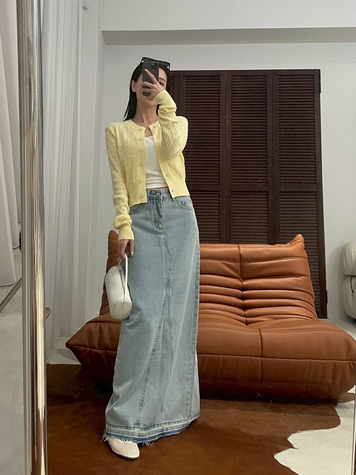 #AM63 縮腰麻花外套(白/灰/藍/黃)