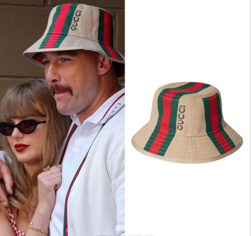 LYS01473 Gucci 男女同款織帶漁夫帽