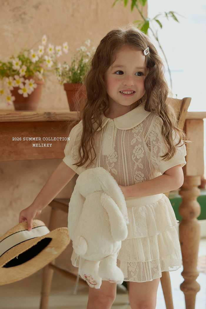 正韓夏MELIKEY 夢幻蕾絲雕花蛋糕裙