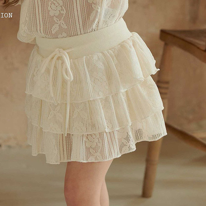 正韓夏MELIKEY 夢幻蕾絲雕花蛋糕裙