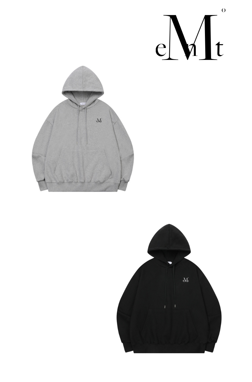 【 4/19收單 】MUCENT UFIT 鬆弛感刺繡連帽上衣 韓國