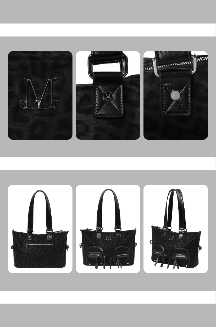 【 4/19收單 】MUCENT 金屬Logo機能肩背包 韓國