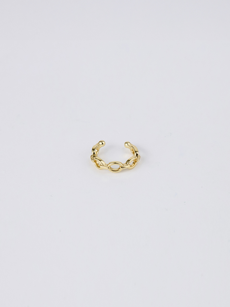 麻花圈圈耳骨夾