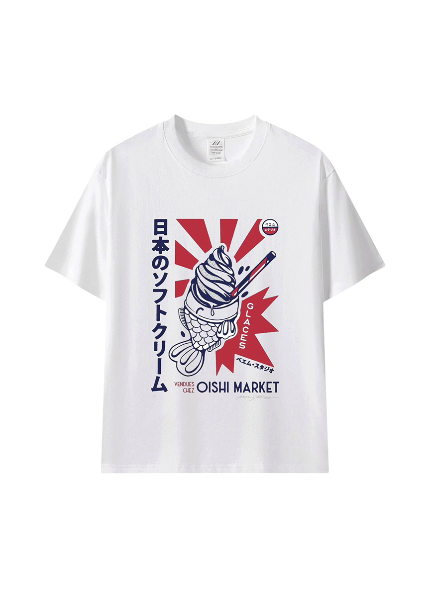 把甜甜的日常，穿進生活裡｜鯛魚燒日系棉T