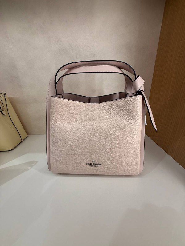 [U] KATE SPADE POWDERED S KM666 KNOTT CONV CARRYALL PEBBLED LEATHER, 196021712098 (UK98)