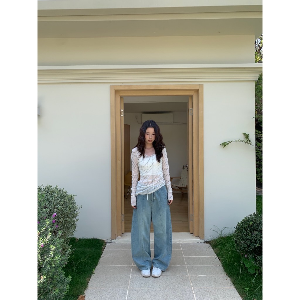 廣州選品🪂【imfine】完美輪廓線 牛仔繭型褲 #A3103