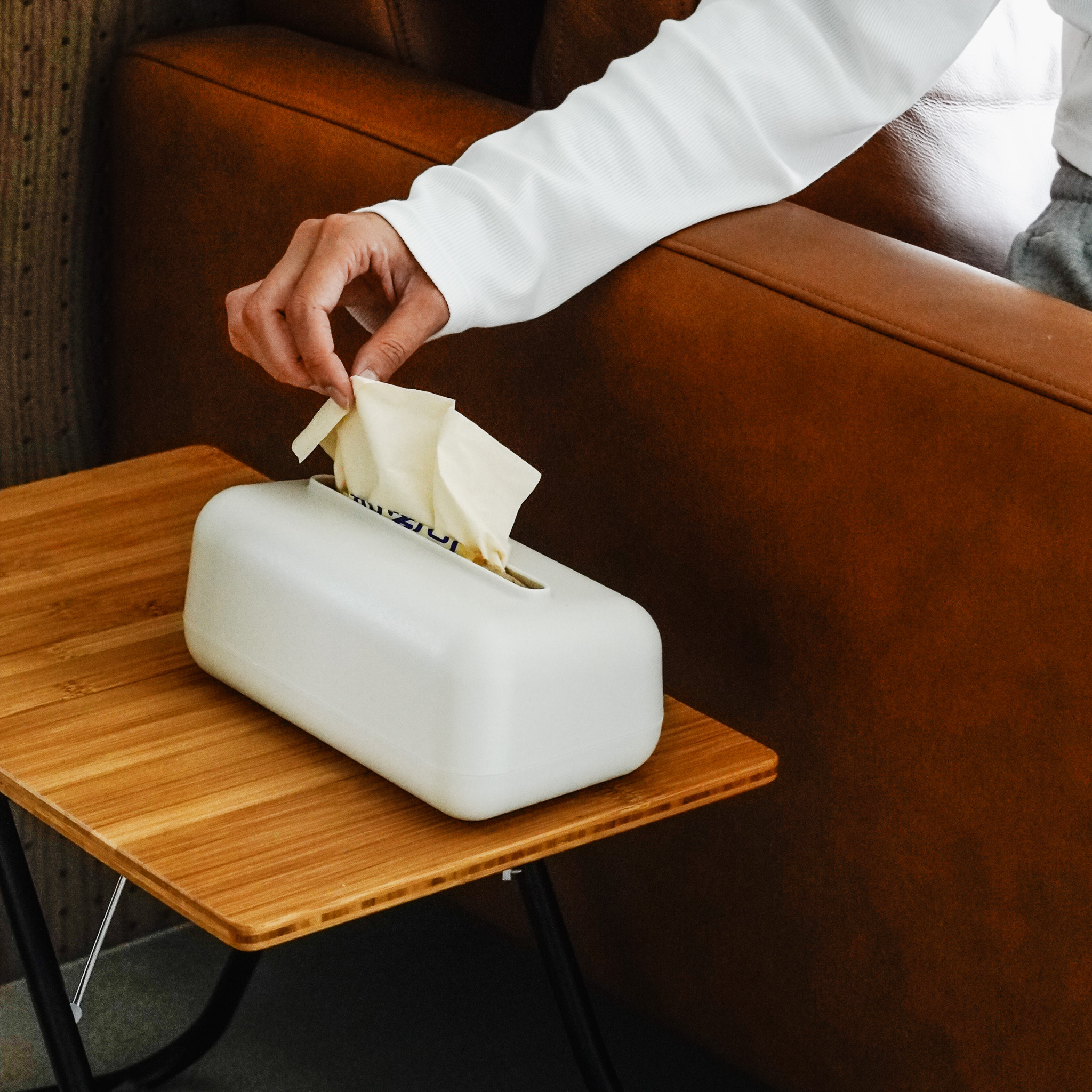 極簡霧面紙巾收納盒 兩色售