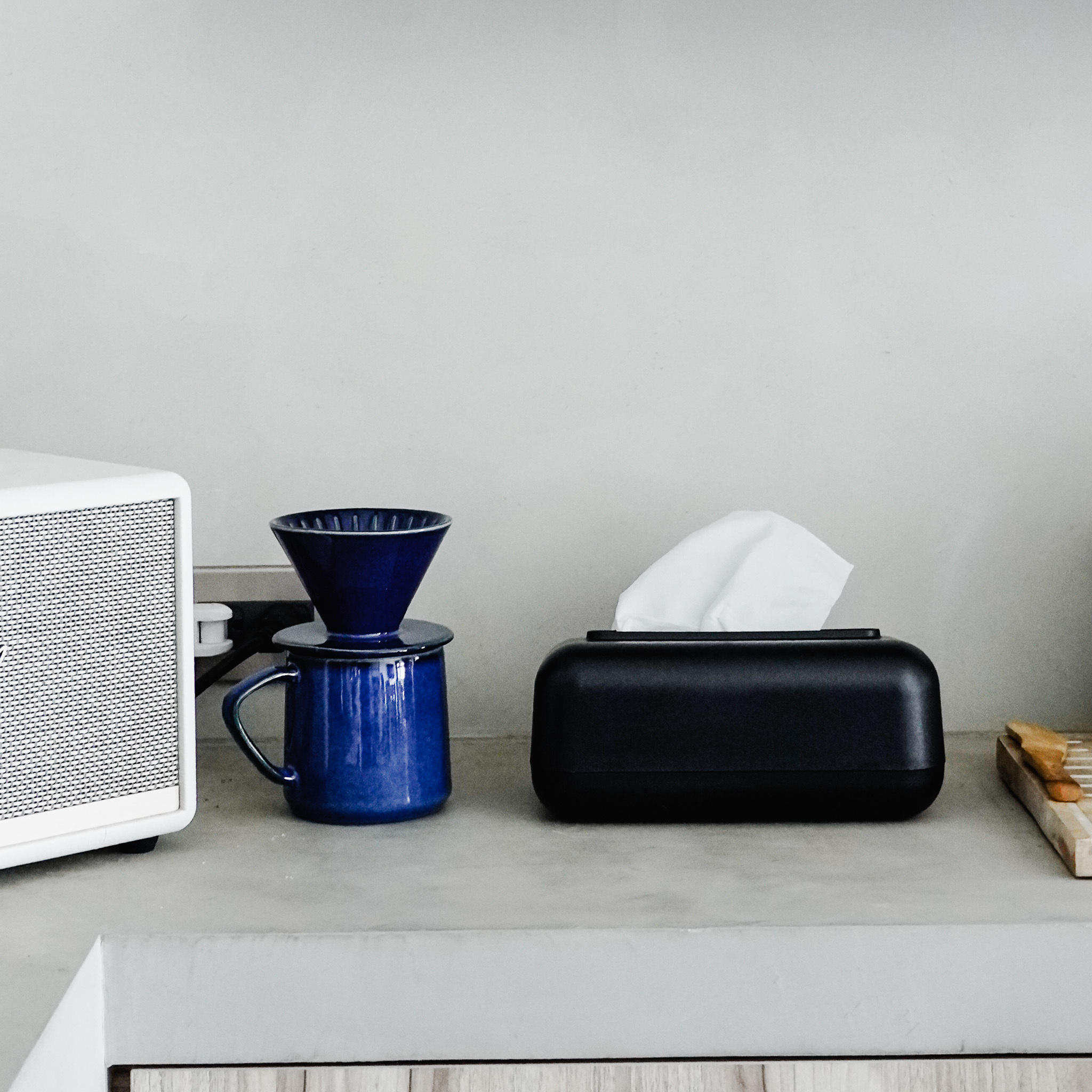 極簡霧面紙巾收納盒 兩色售