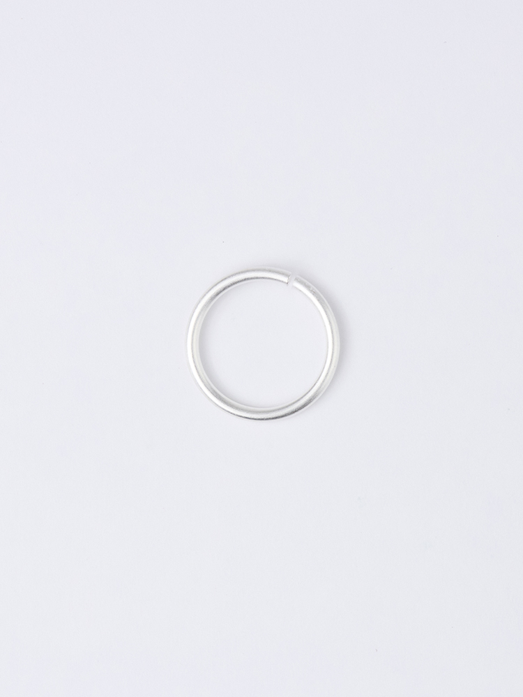 簡約切口單環霧面戒指