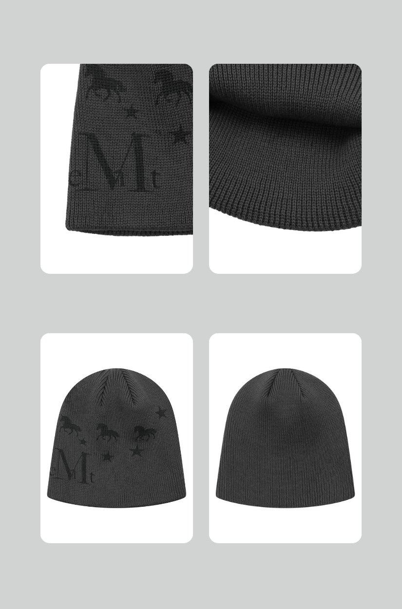 【 4/19收單 】MUCENT 星空漫遊 印花針織毛帽 韓國