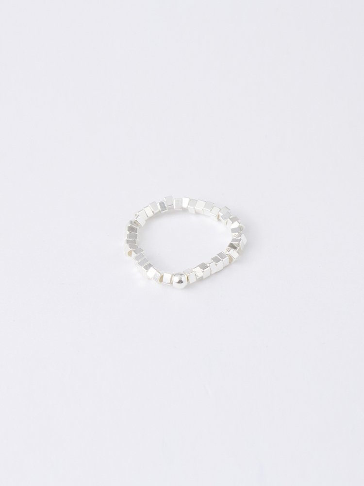 簡約幾何彈性戒指