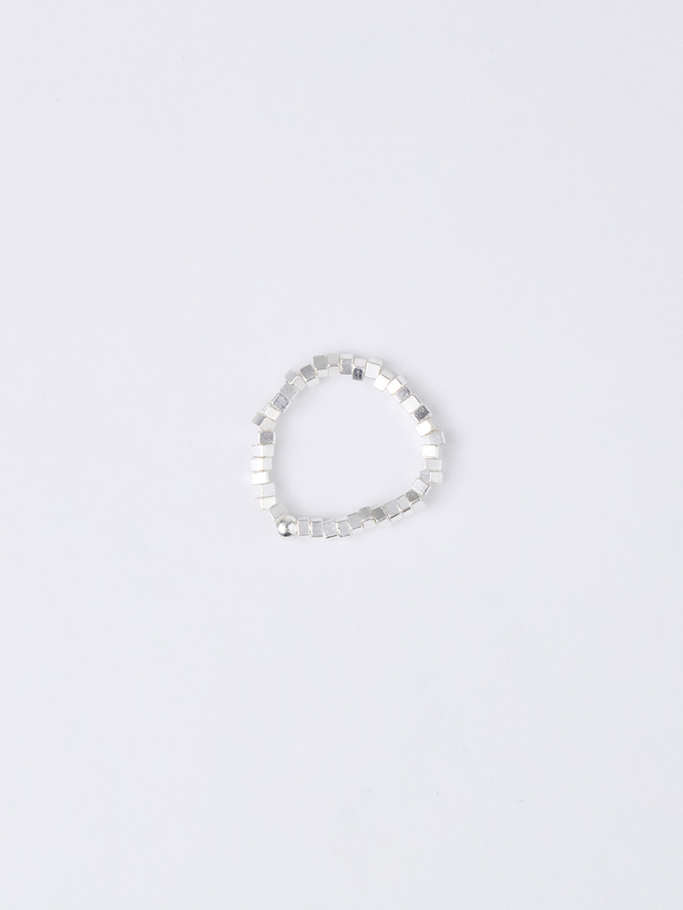 簡約幾何彈性戒指