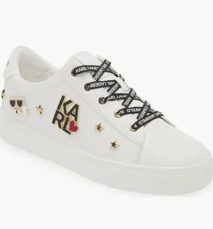 【現貨瑕疵貨品】KARL LAGERFELD PARIS H012761 女裝運動鞋 白色  US 8.5 (HC0284)