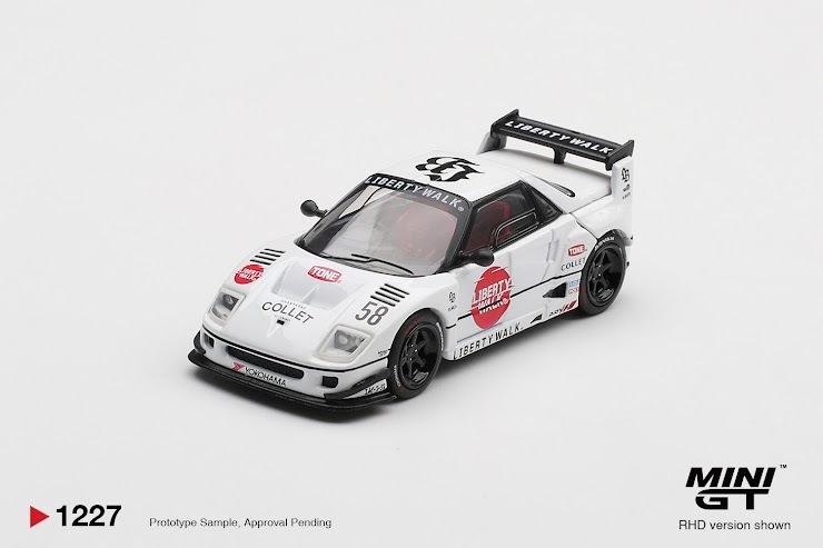 PO-$80 * MINI GT * 1:64 1227 Mazda AZ-1 Liberty Walk LB40 LB-Hinomaru RHD