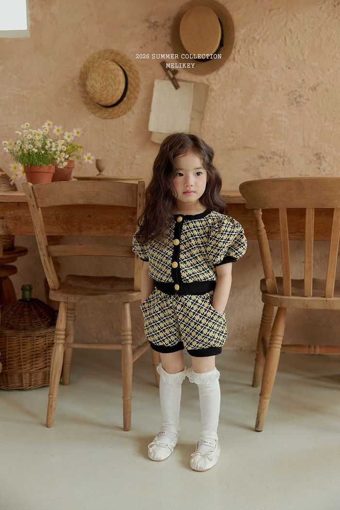 正韓夏MELIKEY 三色小花麵包褲