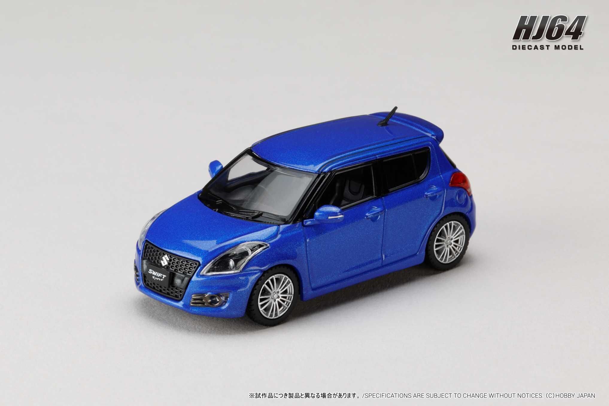 PO-$161 * HOBBY JAPAN * 1:64 SUZUKI SWIFT SPORTS ZC32S BLUE