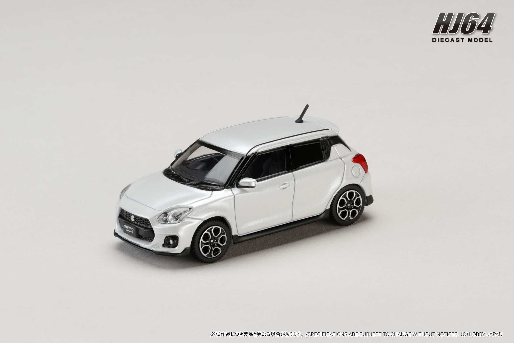 PO-$161 * HOBBY JAPAN * 1:64 SUZUKI SWIFT SPORTS ZC33S WHITE