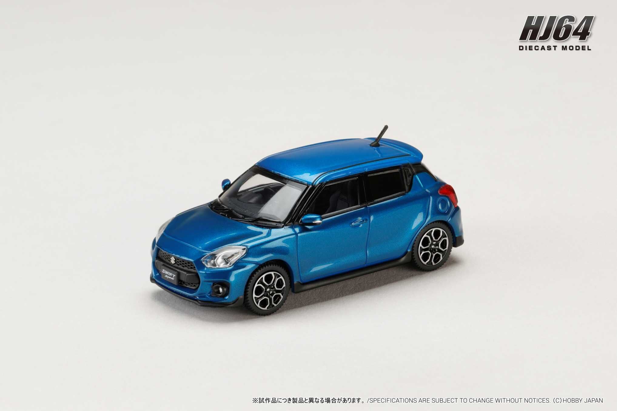 PO-$161 * HOBBY JAPAN * 1:64 SUZUKI SWIFT SPORTS ZC33S BLUE