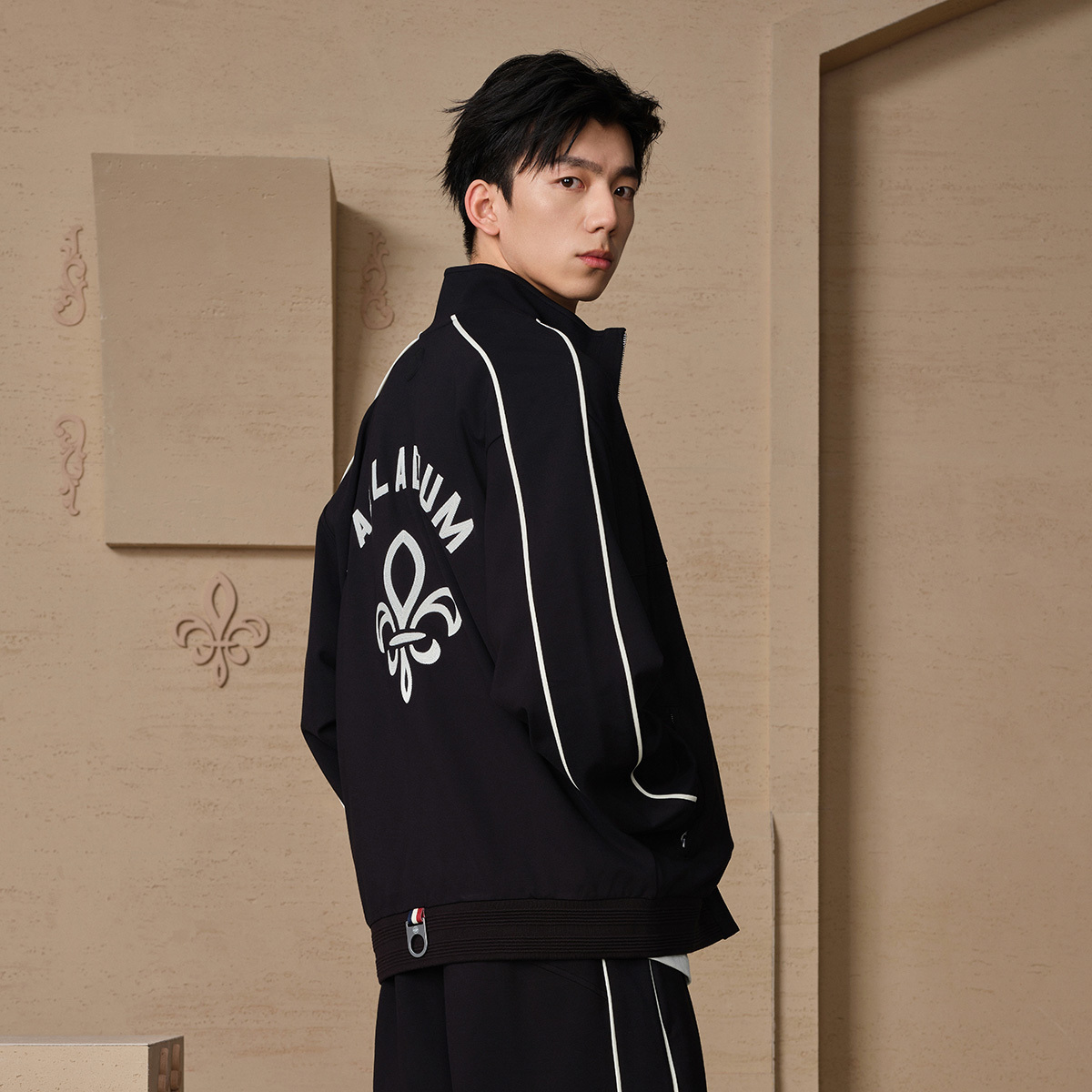 男裝 PALLADIUM LOGO 側面條紋外套