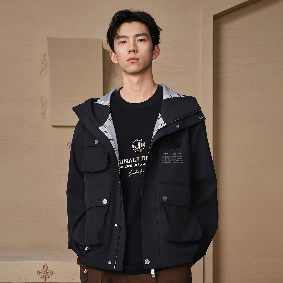 男裝 PALLADIUM LOGO 連套外套