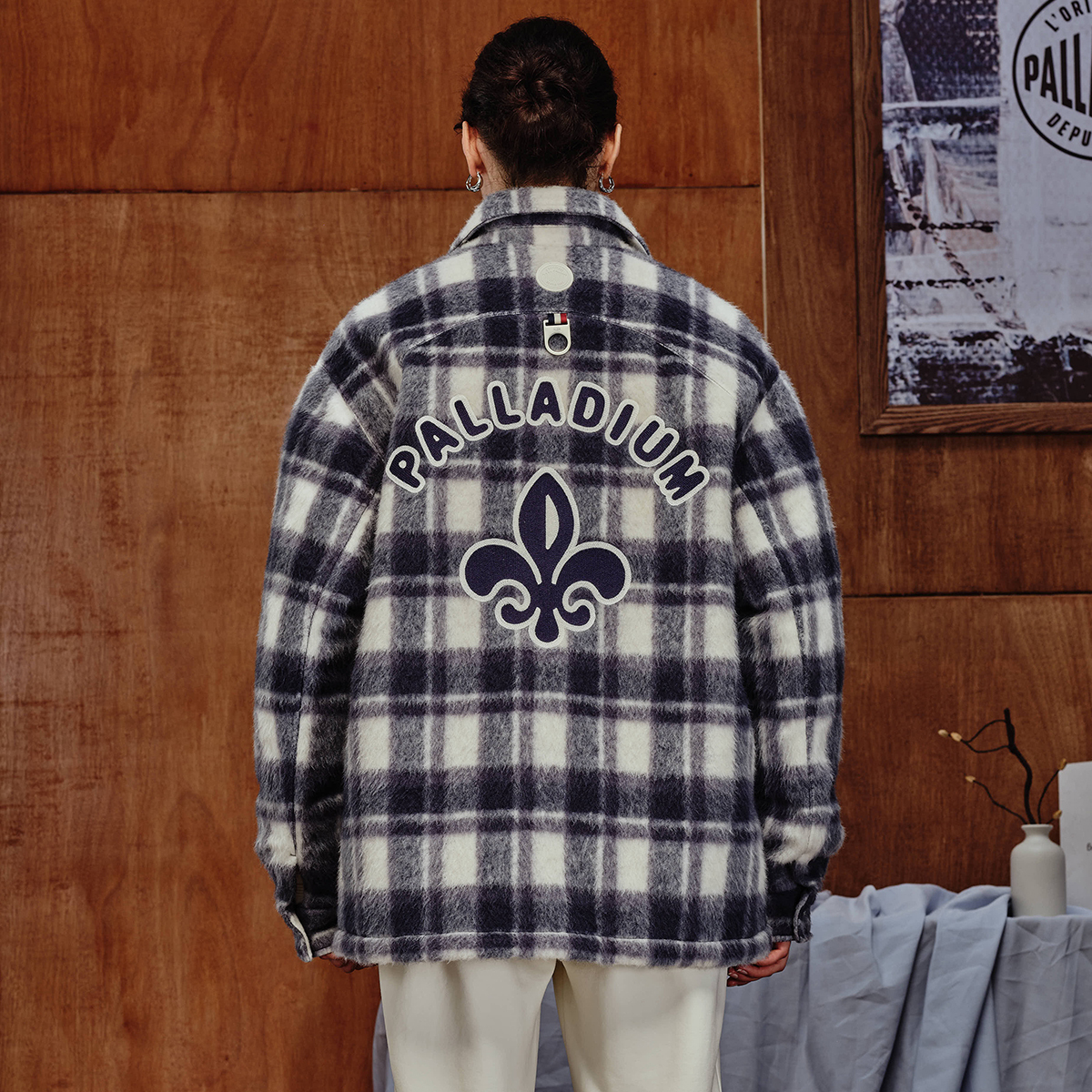 男裝 PALLADIUM LOGO 格紋外套