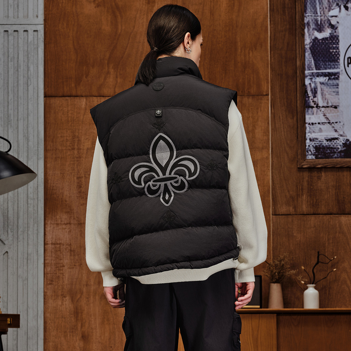 男裝 PALLADIUM LOGO 羽絨背心