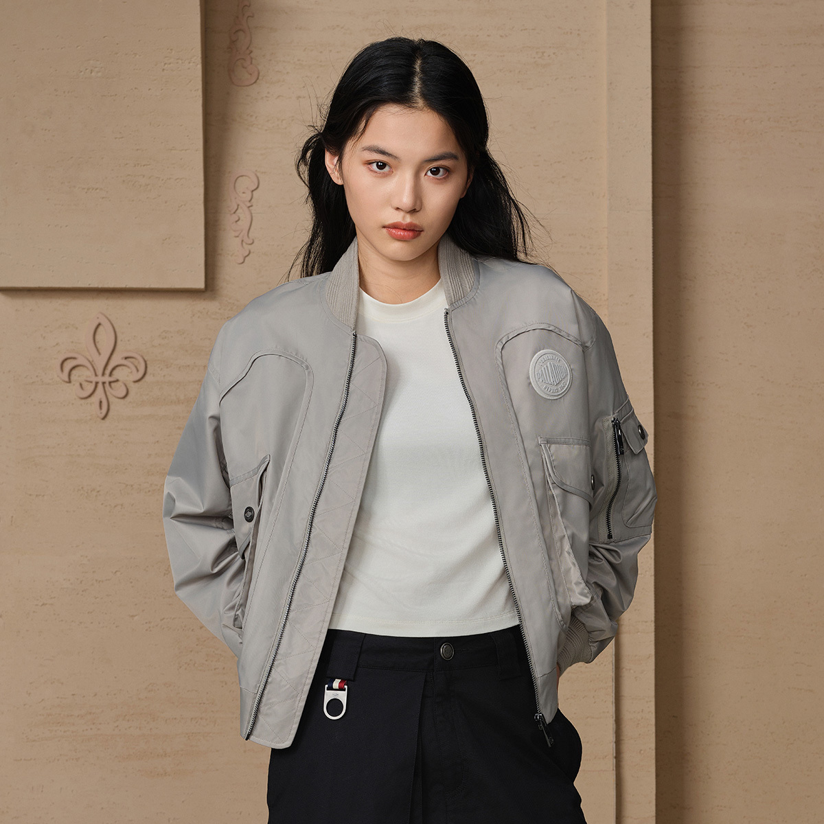 女裝 PALLADIUM LOGO 飛行員外套
