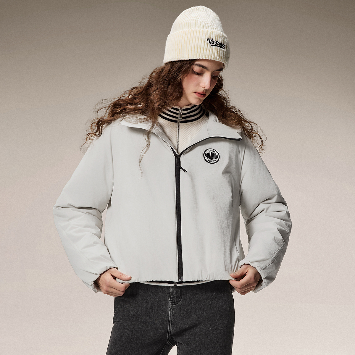 女裝 PALLADIUM LOGO 寬鬆夾層外套