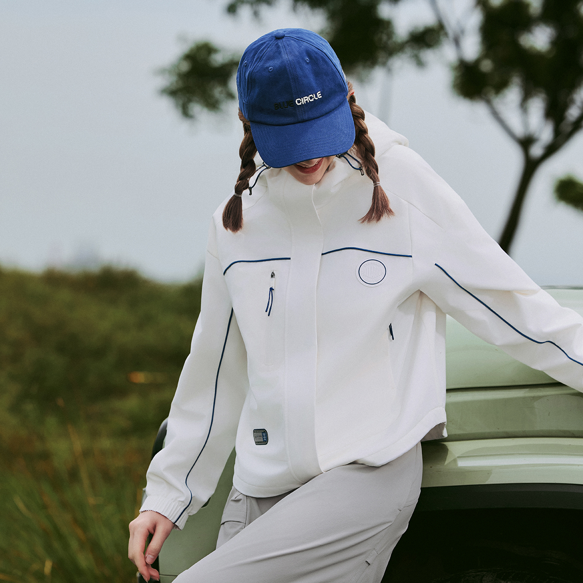 女裝 PALLADIUM LOGO 線條連帽外套