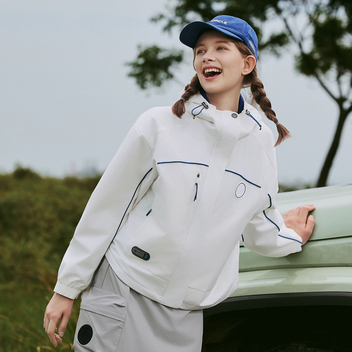 女裝 PALLADIUM LOGO 線條連帽外套