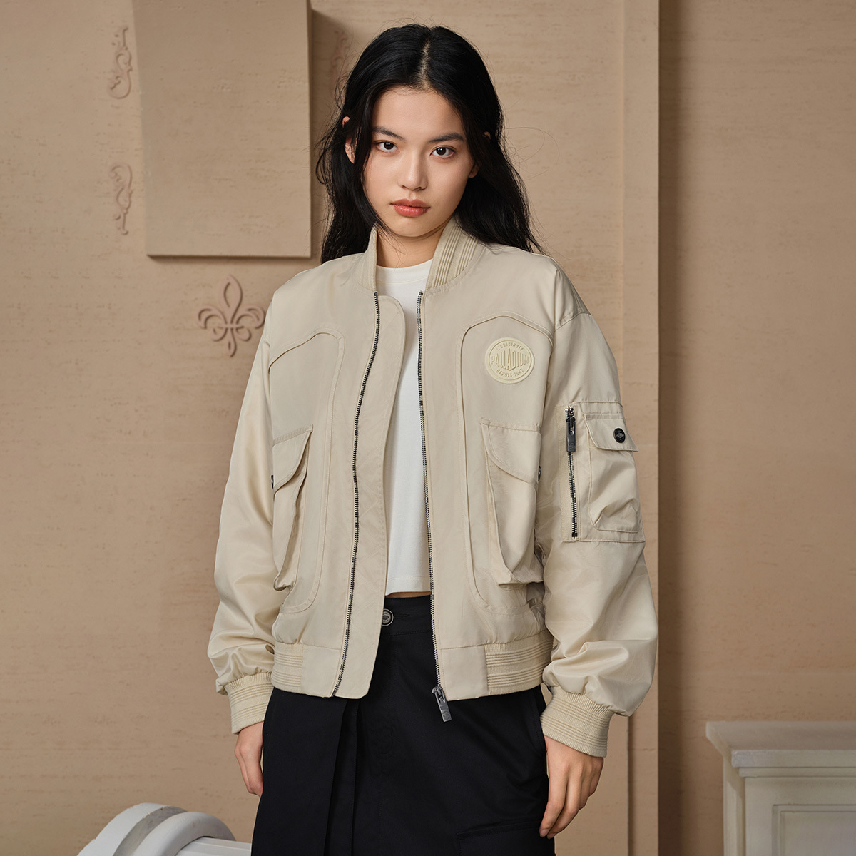 女裝 PALLADIUM LOGO 飛行員外套