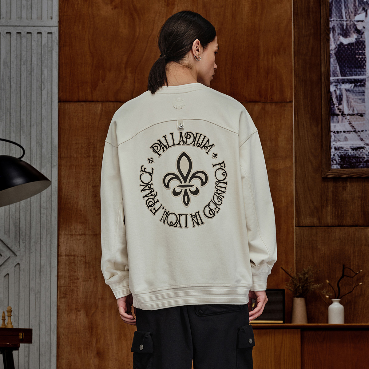 男裝 PALLADIUM LOGO 全棉寬鬆衛衣