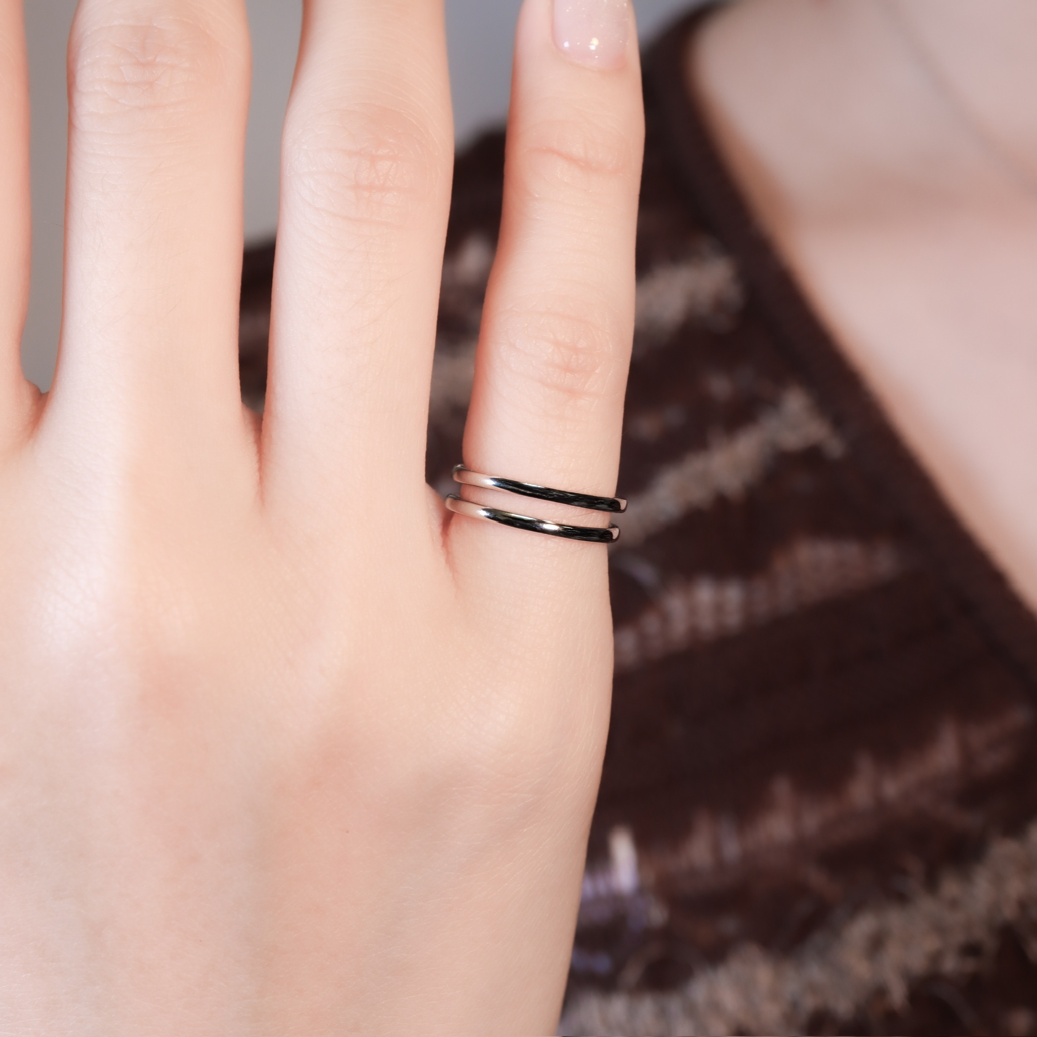 | 925純銀 | 雙重守護尾戒 | RI1090 |