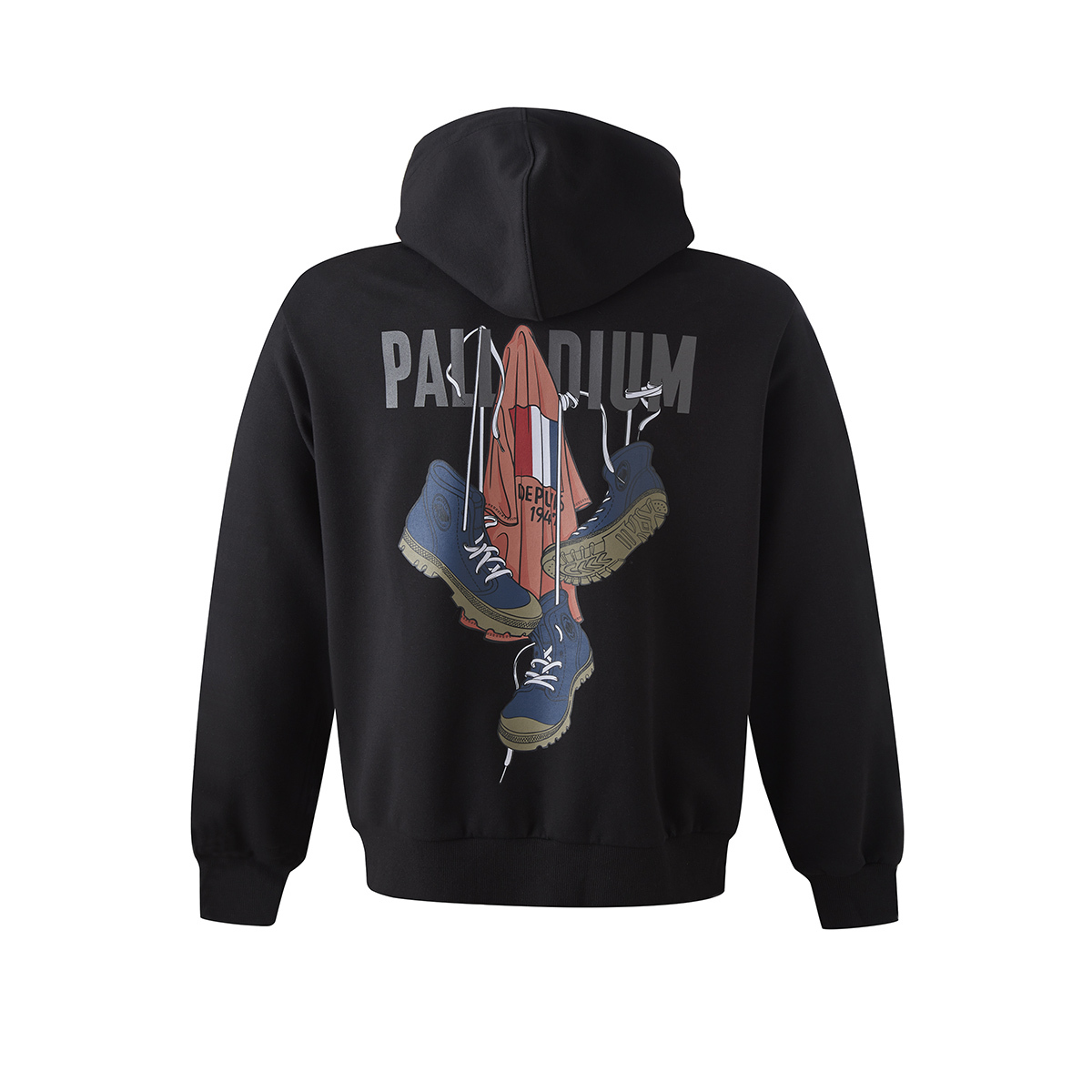男裝復古 PALLADIUM LOGO 連帽衛衣
