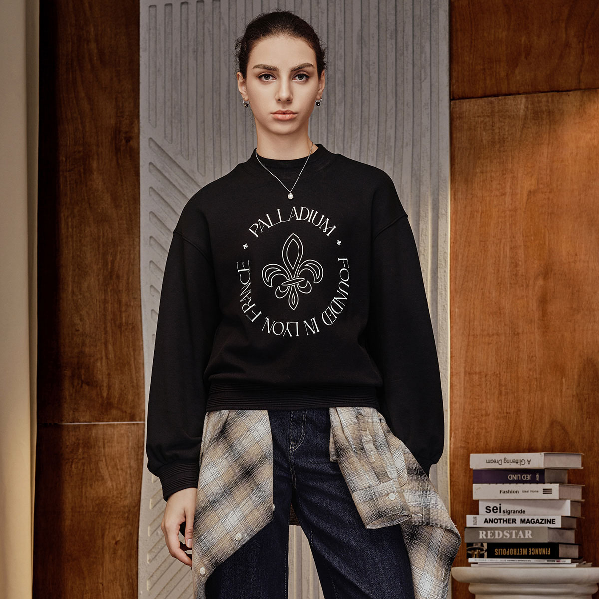 女裝 PALLADIUM LOGO 衛衣