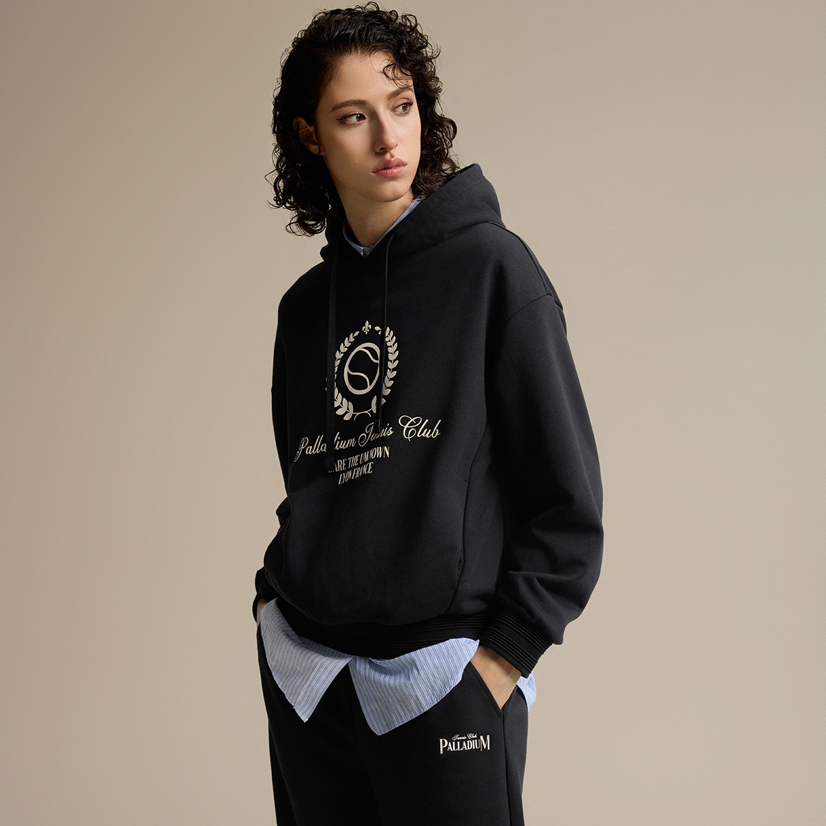 女裝 PALLADIUM TENNIS CLUB LOGO 連帽衛衣