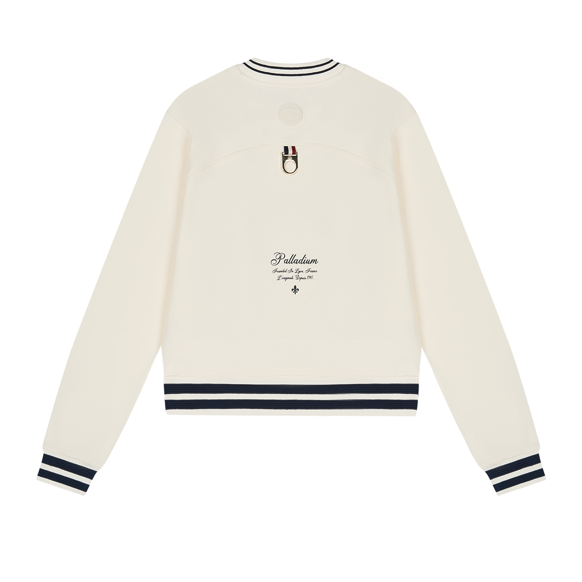 女裝 LOGO 拼色線條衛衣