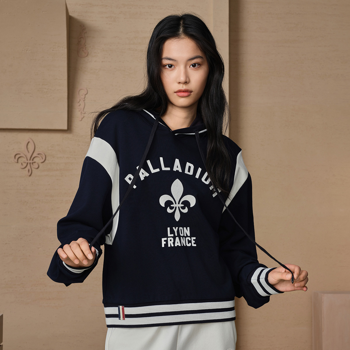 女裝 PALLADIUM LOGO 拼色連帽衛衣