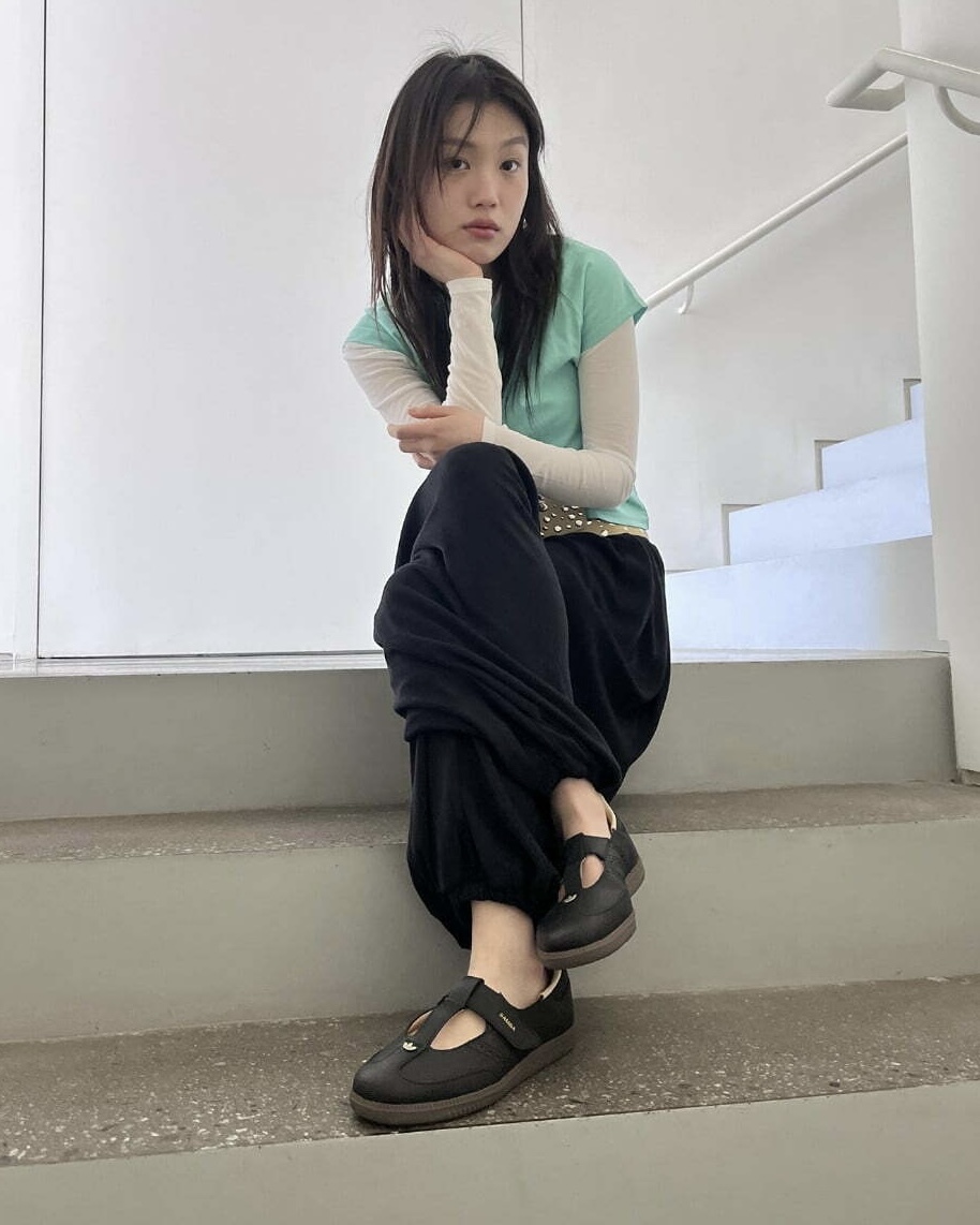 ADIDAS SAMBA JANE 牛皮系列 黑色 瑪莉珍鞋 瑪麗珍 涼鞋 焦糖底 女鞋 KJ3970 / 預購