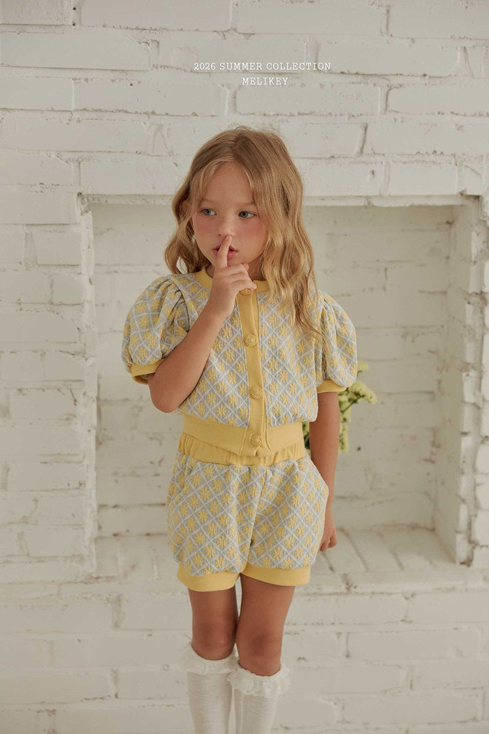 正韓夏MELIKEY 三色小花麵包褲